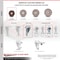 Service Caster 3 Inch SS High Temp Glass Filled Nylon Swivel 12mm Threaded Stem Caster SCC SCC-SSTS20S314-GFNSHT-M1215 - alternate 2